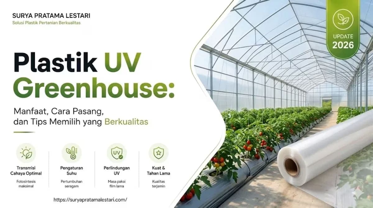 Plastik UV Greenhouse: Fungsi, Jenis, dan Cara Memilih