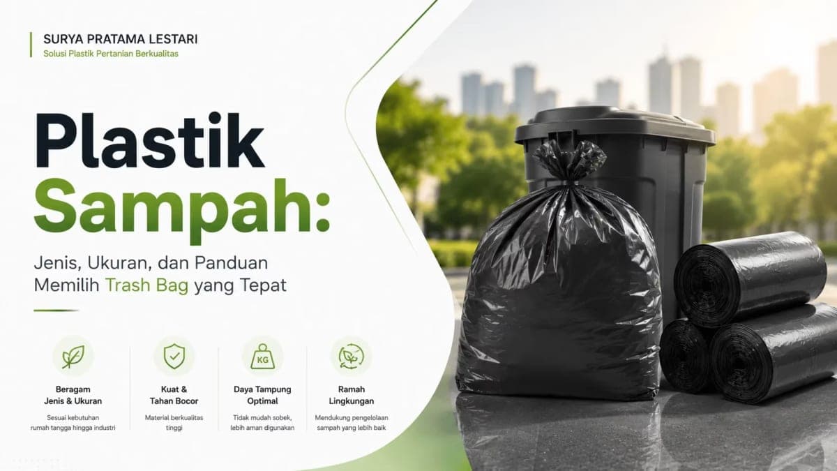Plastik Sampah: Jenis, Ukuran, dan Panduan Memilih Trash Bag yang Tepat